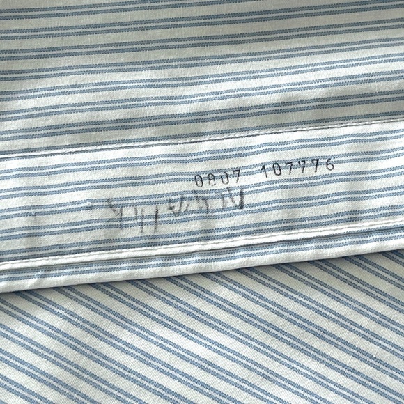 Brooks Brothers Traditional Fit Non-Iron Stretch Mens Dress Shirt Sz 18 - 34 - Picture 10 of 12